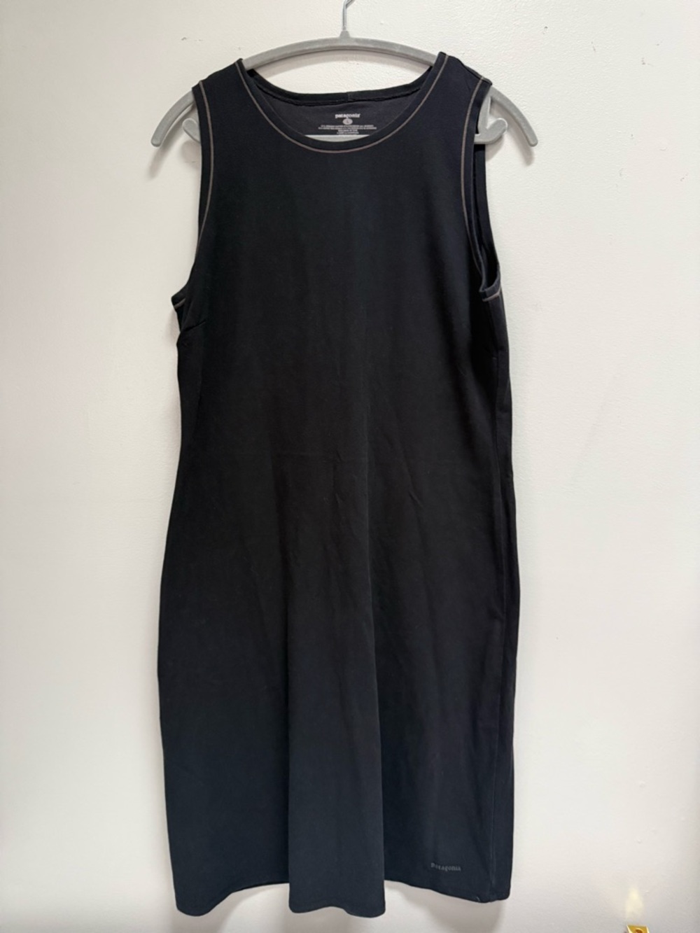 Patagonia Black Sleeveless Tank Midi Dress